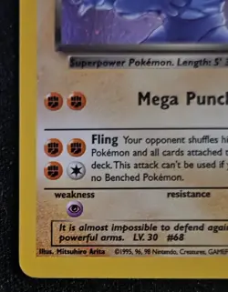 Pokemon Dark Machamp Holo Rare 10/82 Team Rocket 70 HP 2000 Unlimited LP - Image 2