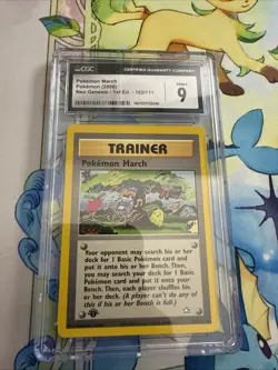 2000 Pokemon Neo Genesis - Pokemon March 1st Edition 102/111 - CGC 9 Mint - Image 1