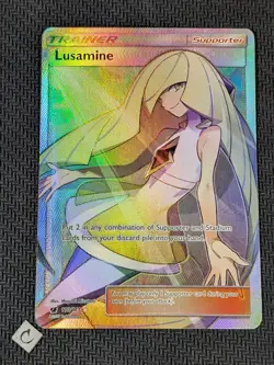 Lusamine 110/111 - Crimson Invasion Full Art Ultra Rare Pokemon TCG LP - Image 1
