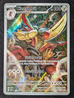 Kingambit SVP 130 🌟 Black Star Promo Full Art Holo Scarlet and Violet Pokemon - Image 1