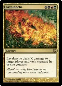 Lavalanche -Foil Light Play MTG Alara Reborn - Image 1