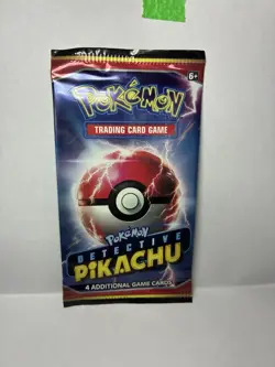 POKEMON TCG! 1 DETECTIVE PIKACHU SEALED BOOSTER PACK BRAND NEW - Image 1