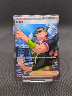 Judge 222/182 Full Art Trainer Pokemon TCG Destined Rivals MINT! - Image 1
