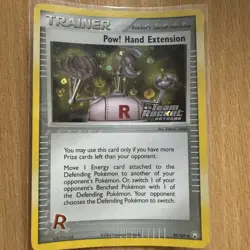 Pokemon Pow! Hand Extension EX Team Rocket Returns STAMPED Holo 85 /109 NM - Image 1