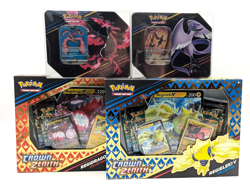 Sealed Pokemon Crown Zenith Regieleki & Regidrago V Collection w/ Galarian Tins - Image 1