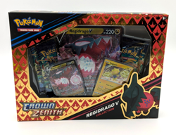 Sealed Pokemon Crown Zenith Regieleki & Regidrago V Collection w/ Galarian Tins - Image 4