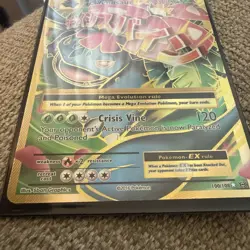 2017 POKEMON XY EVOLUTIONS - MEGA VENUSAUR EX - 100/108 - Image 2