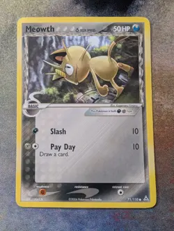 Pokemon Meowth (Delta Species) - Holon Phantoms - LP - Image 1