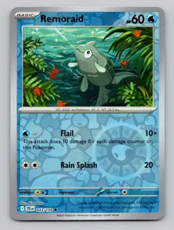 Reverse Holo Remoraid 033/159 Common Journey Together Pokemon - Image 1