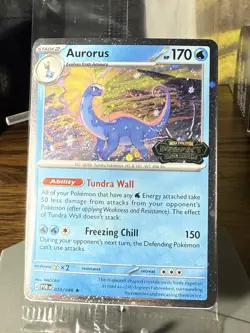 Pokemon TCG Aurorus Perfect Order Promo Stamped Holo Sealed 024/088 Rare Barnes - Image 1