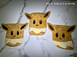Pokemon Eevee Accessory Pouch - Lot of 3 Prismatic Pouches (No Packs) - Image 1