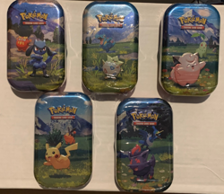 POKEMON TCG ASCENDED HEROES MINI TIN SET 5 DIFFERENT FACTORY SEALED IN HAND NEW - Image 1