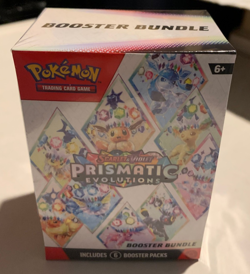 POKEMON PRISMATIC EVOLUTIONS BOOSTER BUNDLE FACTORY SEALED 6 PACKS - Image 1
