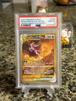 Pokemon Origin Forme Palkia VSTAR Secret Rare GG67/GG70 Crown Zenith Holo PSA 10 - Image 1