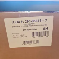 Pokemon TCG: Scarlet & Violet: 151 Poster Collection - 6ct Factory Sealed Case - Image 3
