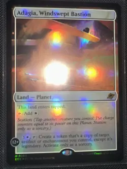 Adagia, Windswept Bastion Mythic Foil MTG Edge Of Eternities #250 NM - Image 1