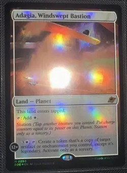 Adagia, Windswept Bastion Mythic Foil MTG Edge Of Eternities #250 NM - Image 2