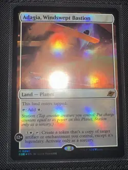 Adagia, Windswept Bastion Mythic Foil MTG Edge Of Eternities #250 NM - Image 3