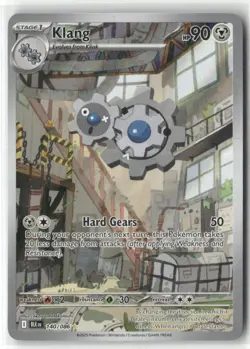 Pokemon Klang Illustration Rare SV: Black Bolt 140/086 NM - Image 1