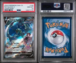 PSA 10 Pokemon TCG S-Chinese Rayquaza V 146/132 CS4bC SR Sword&Shield US Seller - Image 3