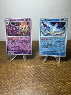 Lot Of 4 151 Pokemon TCG Reverse Holo - Articuno, Haunter, Squirtle, Starmie - Image 1