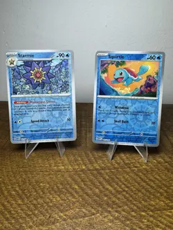 Lot Of 4 151 Pokemon TCG Reverse Holo - Articuno, Haunter, Squirtle, Starmie - Image 3