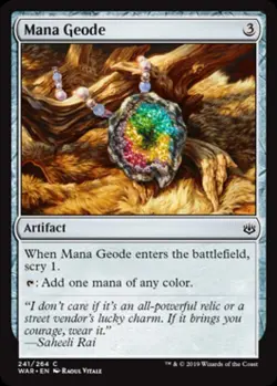 Mana Geode -Foil Light Play MTG War of the Spark - Image 1