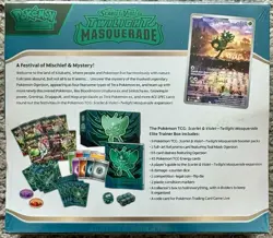 Pokemon Scarlet & Violet TWILIGHT MASQUERADE ETB New & Sealed Elite Trainer Box - Image 2