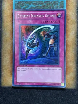 Yugioh Different Dimension Ground STBL-EN077 Super Rare 1st Ed LP - Image 1