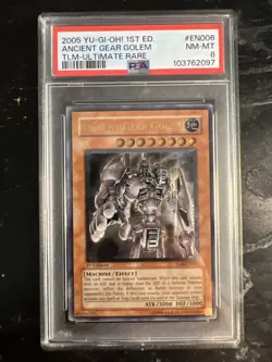Yugioh Ancient Gear Golem TLM-EN006 1st Edition Ultimate Rare - Image 1
