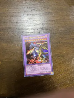 Yugioh! Five-Headed Dragon LC03-EN004 Ultra Rare Limited Edition Light Play - Image 1