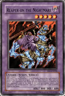 Reaper On The Nightmare - Rare DR1-EN026 - HP - YuGiOh - Image 1
