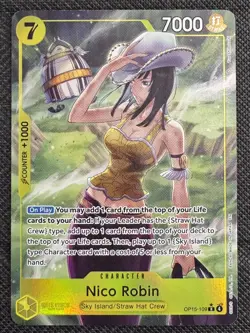 Nico Robin | OP15-109 NM | R Alt Art | Adventure On Kami’s Island |One Piece TCG - Image 1