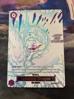 One Piece Lightning Dragon OP15-077 Alt Art Adventure On Kami's Island - Image 1