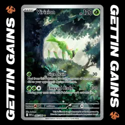 Virizion - 095/086 - Illustration Rare - White Flare - Pokemon Card - NM/M - Image 1