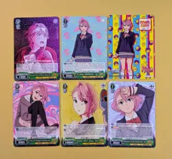 Weiss Schwarz DANDADAN Aira 6-Card Lot – Chosen One, Pretty Girl & TV Anime – NM - Image 1