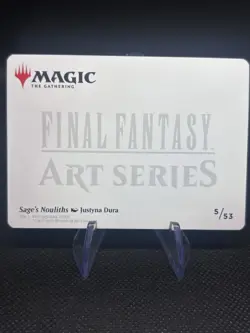 MTG Final Fantasy Art Series Jill, Shiva's Dominant x1 NM Art Card - Image 2