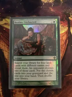 1x Realms Uncharted MTG Rise of the Eldrazi Rare Foil NM - Image 1