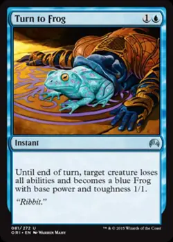 Turn to Frog -Foil Light Play MTG Magic Origins - Image 1