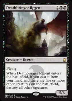Deathbringer Regent - Medium Play MTG Dragons of Tarkir - Image 1