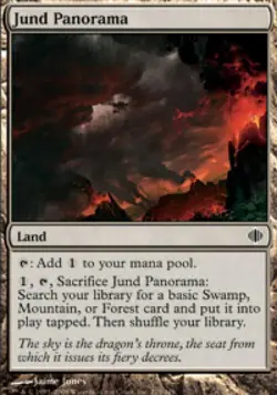 Jund Panorama -Foil Light Play MTG Shards of Alara - Image 1