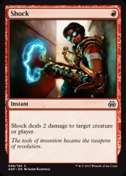 Shock -Foil Light Play MTG Aether Revolt - Image 1