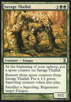 Savage Thallid - Medium Play MTG Time Spiral - Image 1