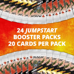 MTG 2020 Jumpstart Booster Box | 24 Packs | 20 Cards per Pack | - Image 2