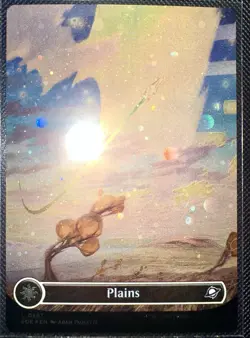 Plains (0367) (Borderless) (Galaxy Foil) 367 L Edge of Eternities NM MTG - Image 1