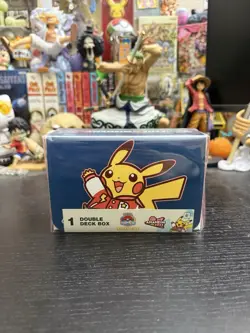 Pokemon World Championships 2025 Exclusive Double Deck Box - Varsity Pikachu - Image 1