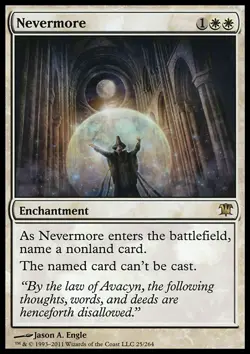 MTG Magic the Gathering Nevermore (25/297) Innistrad LP - Image 1