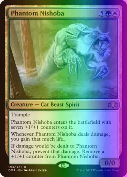MTG Magic the Gathering Phantom Nishoba (193/521) Dominaria Remastered NM FOIL - Image 1