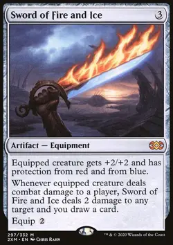 MTG Magic the Gathering Sword of Fire and Ice (297/415) Double Masters LP - Image 1