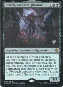 MTG: Dominaria United: Foil Promo Pack Braids, Arisen Nightmare: LP Condition - Image 1